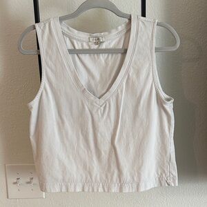 Z Supply Cream V-Neck Tank Top